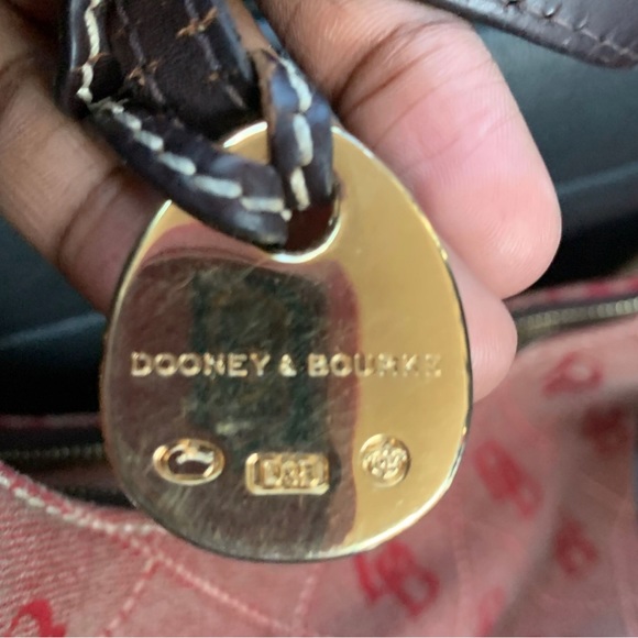 Pink Dooney and Bourgeois purse - Picture 3 of 5